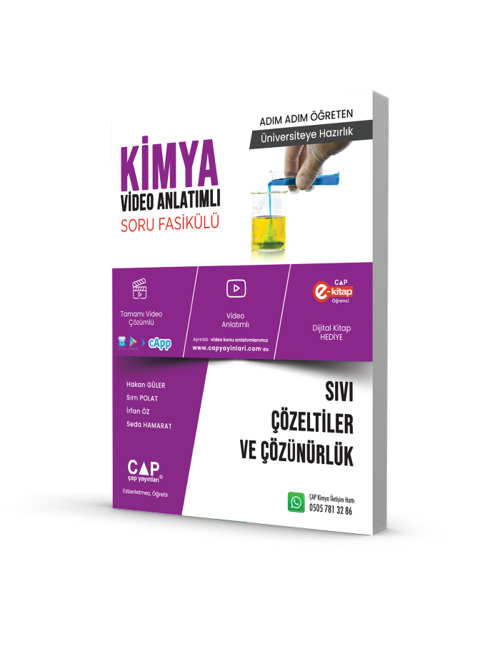 ÜNİV. HAZ KİMYA KA-SB SIVI ÇÖZTİ VE ÇÖZR - 2025-26